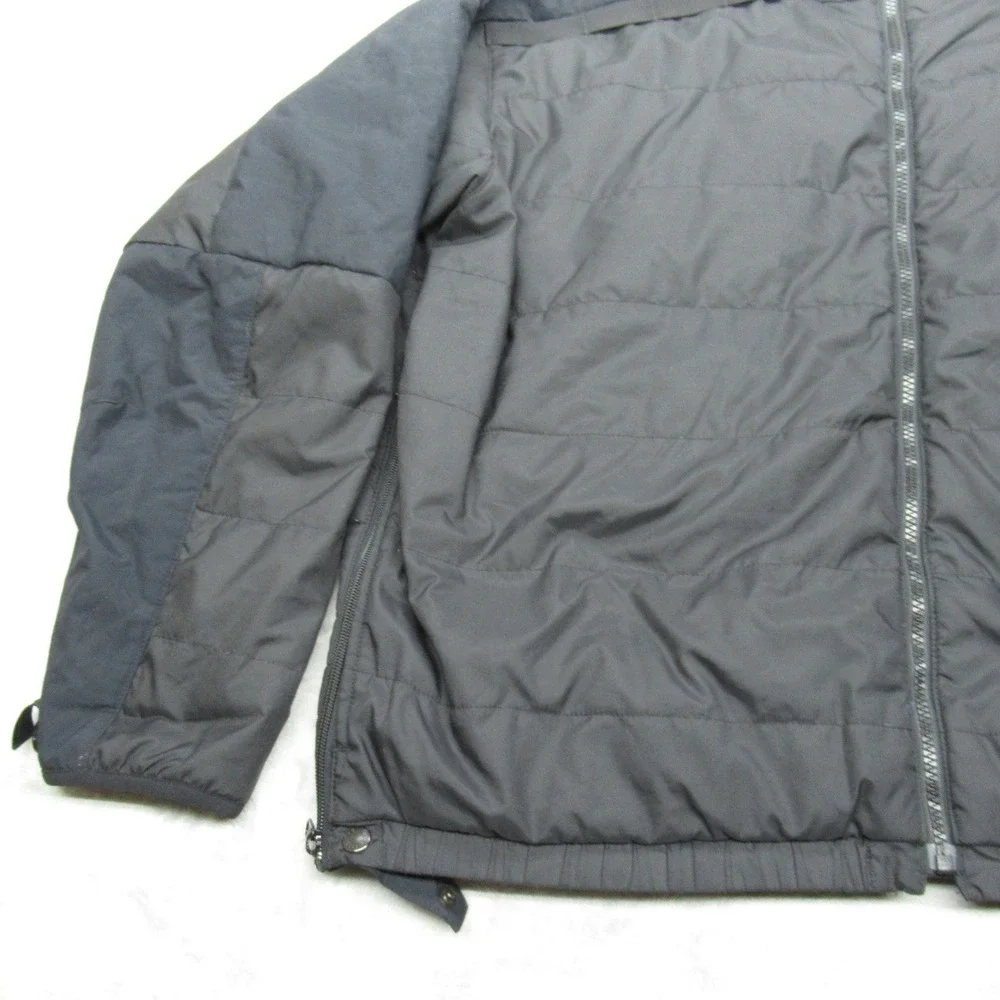 North Face Jacket Mens XL Black Puffer Interchange Side Zips‎ Hybrid Insulated - Picture 3 of 11